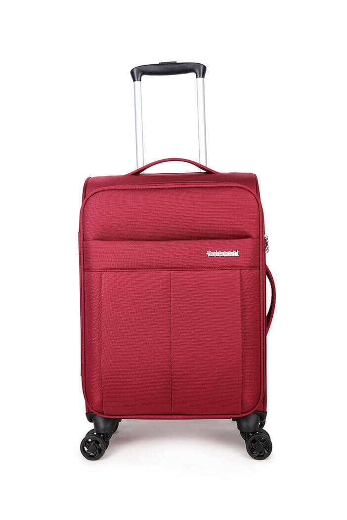 Decent D-Upright Handbagage Koffer - 55 cm - TSA slot - Bordeaux Rood