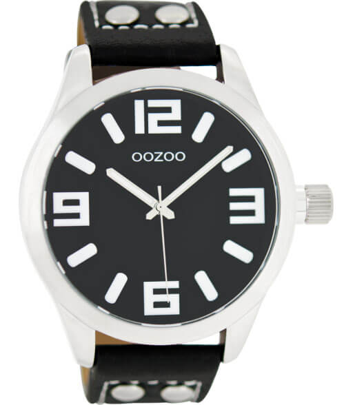 Onenigheid Geneeskunde conservatief OOZOO Timepieces Horloge Zwart | C1054 | Shop Online