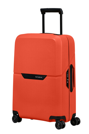 logo Plenaire sessie Resistent Samsonite Magnum Eco Spinner Handbagage Koffer 55 Bright Orange