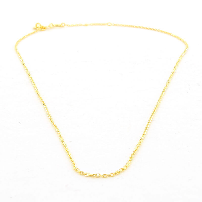Imotionals Ketting Anker Goud 45 cm