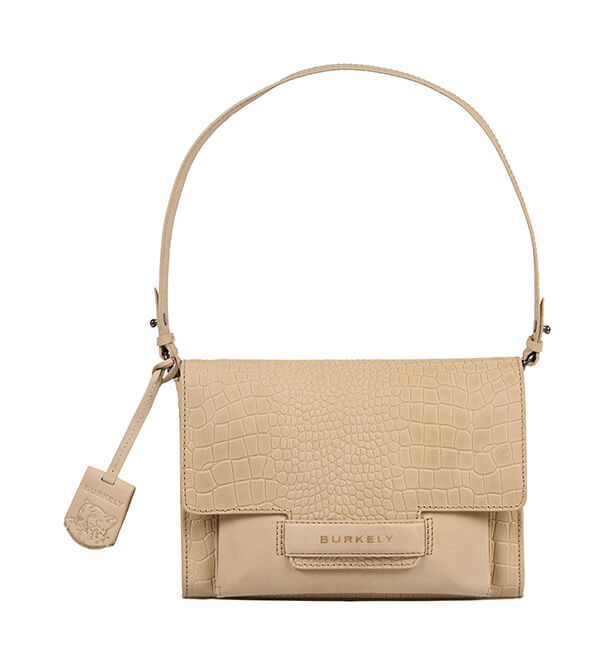 Burkely Casual Carly Dames Schoudertas Satchel - Beige