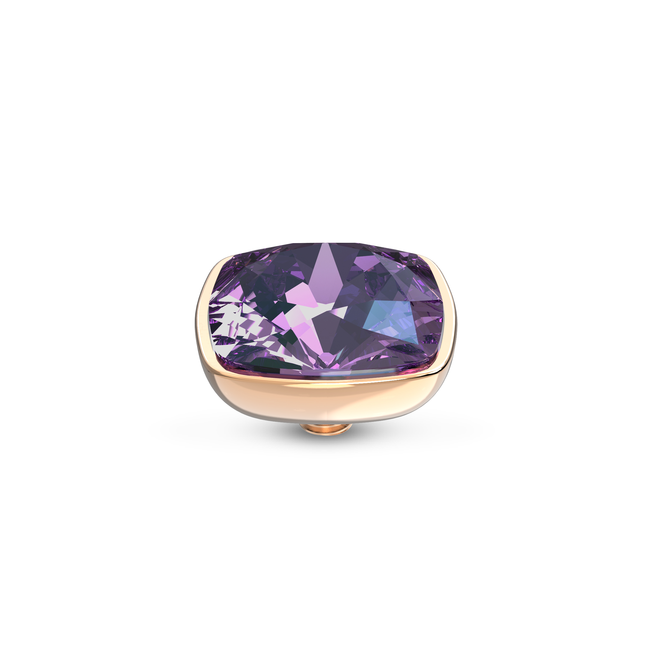 Melano Twisted Circular Steentje Crystal Purple Rosé