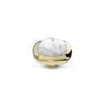 Melano Vivid Lined Steentje Howlite Goud