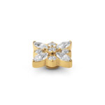 Melano Vivid Brooch CZ Steentje Goud