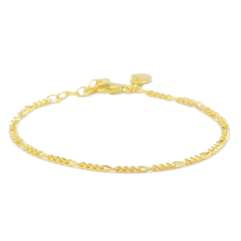 Karma Armband Figaro | Goud