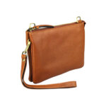 Lioné Clutch/Schoudertas Evie Cognac