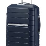 Samsonite Flux Spinner Handbagage Koffer 55 Expandable Navy Blue