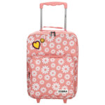 Zebra Trends Handbagage Kinder Koffer Avonturier Pink Flower