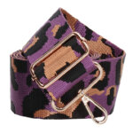 Beagles Schouderband Fashion Leopard Paars/Goud