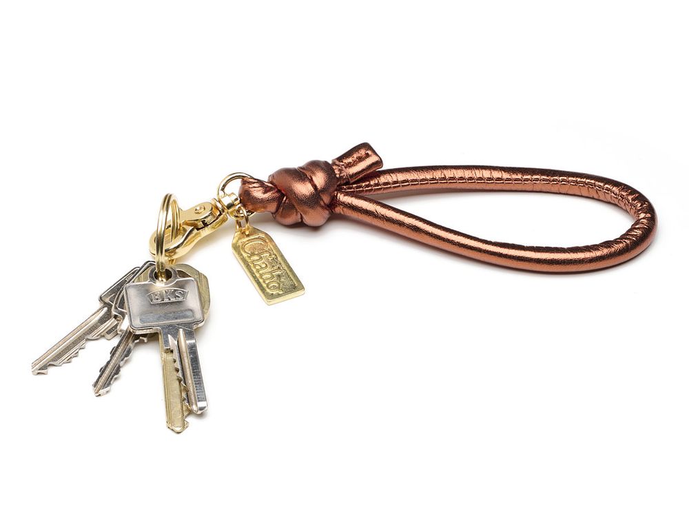 Chabo Bags - Key Chain Pippa - Sleutelhanger - Leer - Koper