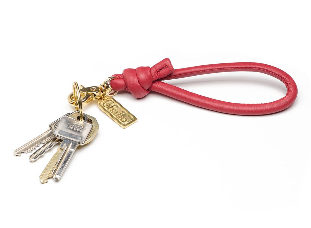 Chabo Bags - Key Chain Pippa - Sleutelhanger - Leer - Rood