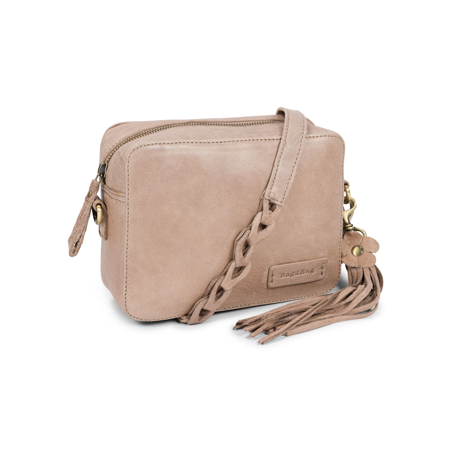 Bag2Bag Schoudertasje Gota Grijs/Taupe