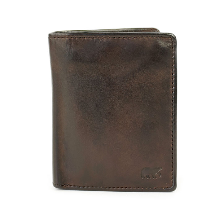 Bear Design Billfold Portemonnee Noud RFID Bruin