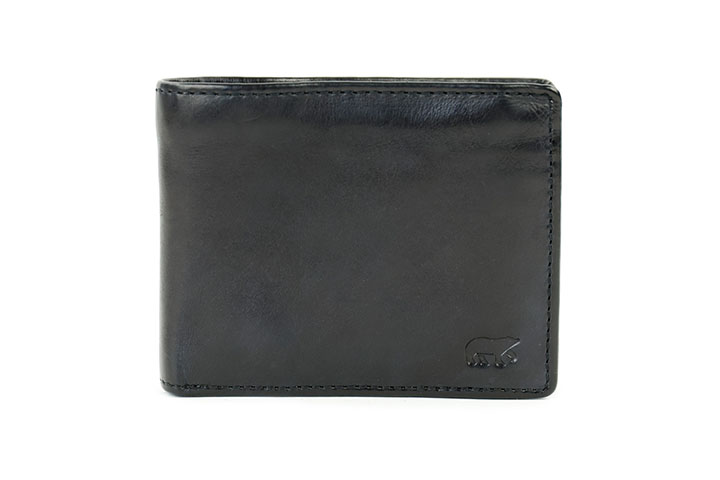 Bear Design Billfold Portemonnee Wesley RFID Zwart