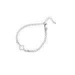 Day&Eve Armband Chunky Clover | Zilver