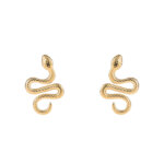 Day&Eve Oorbellen Snake | Goud