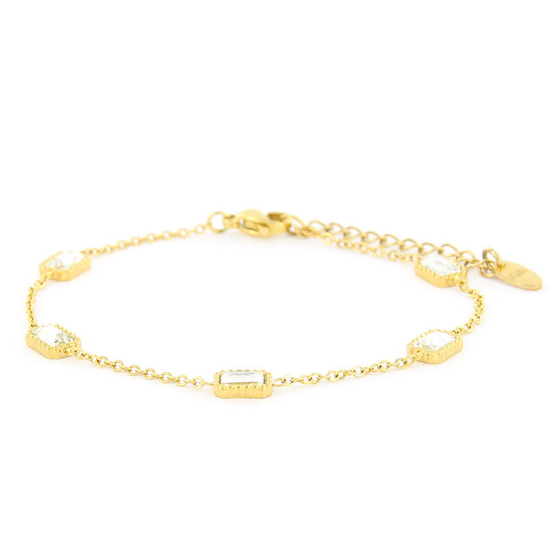 Kalli Armband Coco Crystal | Goud