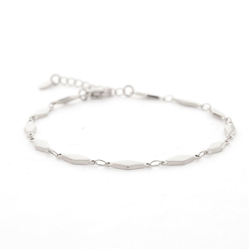 Kalli Armband Ruit | Zilver