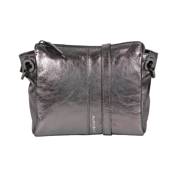 Burkely Radiant Raeven Crossbody Bag Stardust Silver