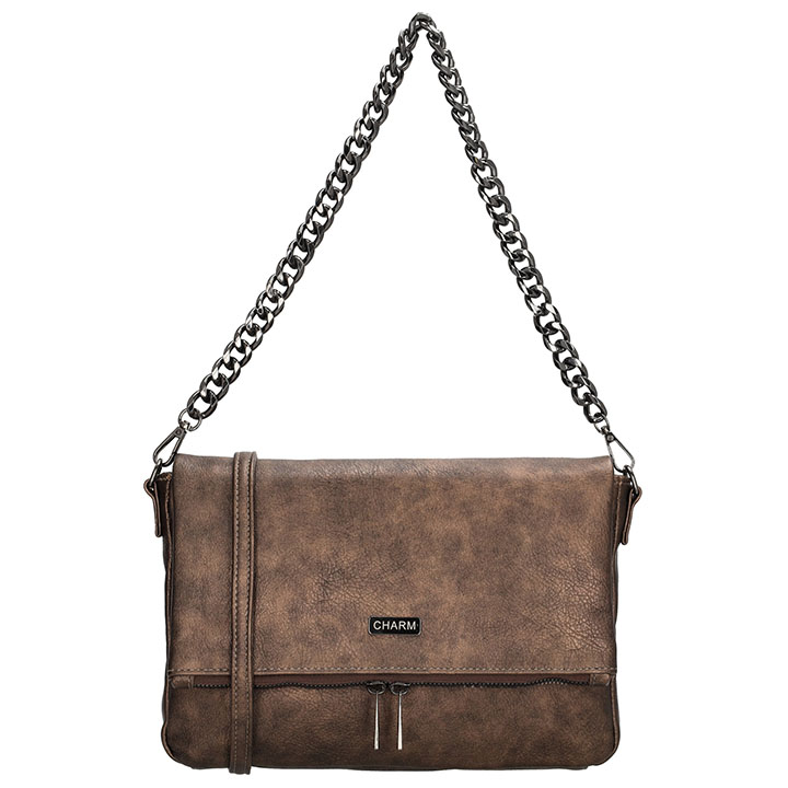 Charm London Schoudertas Bayswater Brons