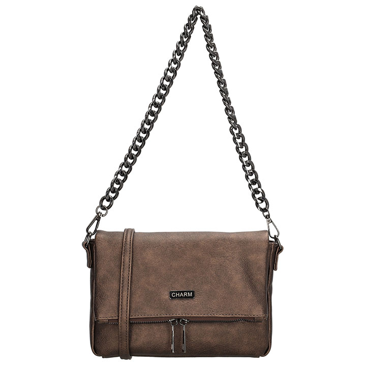 Charm London Schoudertasje Bayswater Brons