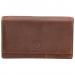 Hide & Stitches Overslag Portemonnee RFID Japura Cognac