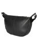 Leather Design Moon Bag Schoudertas Zwart