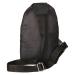 Leather Design Crossbody Rugzak / Bodybag Zwart