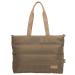 Zebra Trends Puffer Shopper/Laptoptas 15'' Elske Donker Taupe